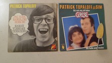 2 disques 45T de Patrick Topaloff J'ai bien mangé, j'ai bien bu + duo avec Sim