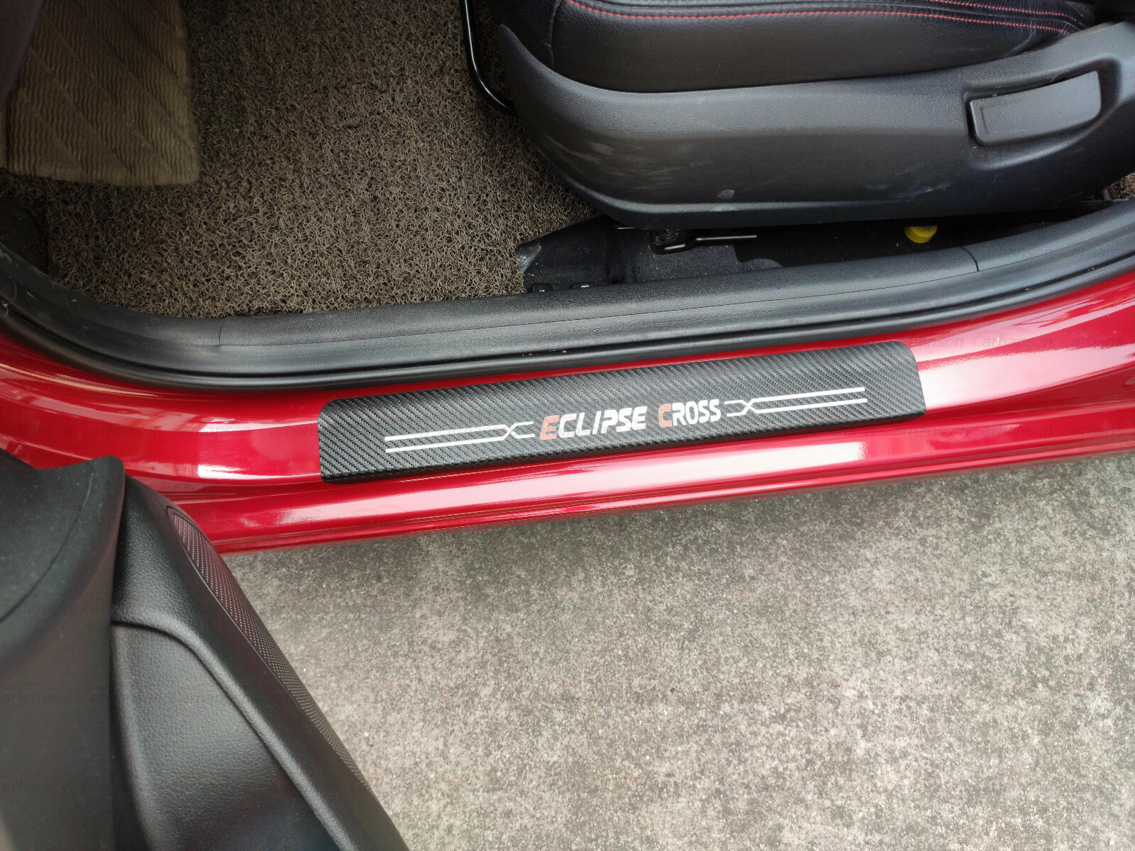 For Mitsubishi Eclipse Cross Car Door Sill Protector Cover Guard Scuff Plate 26