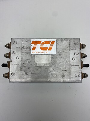 TCI DELTA SYSTEM 3RF20AL, 480V, 20 Amps Max TCI7287 EMI Filter 9738