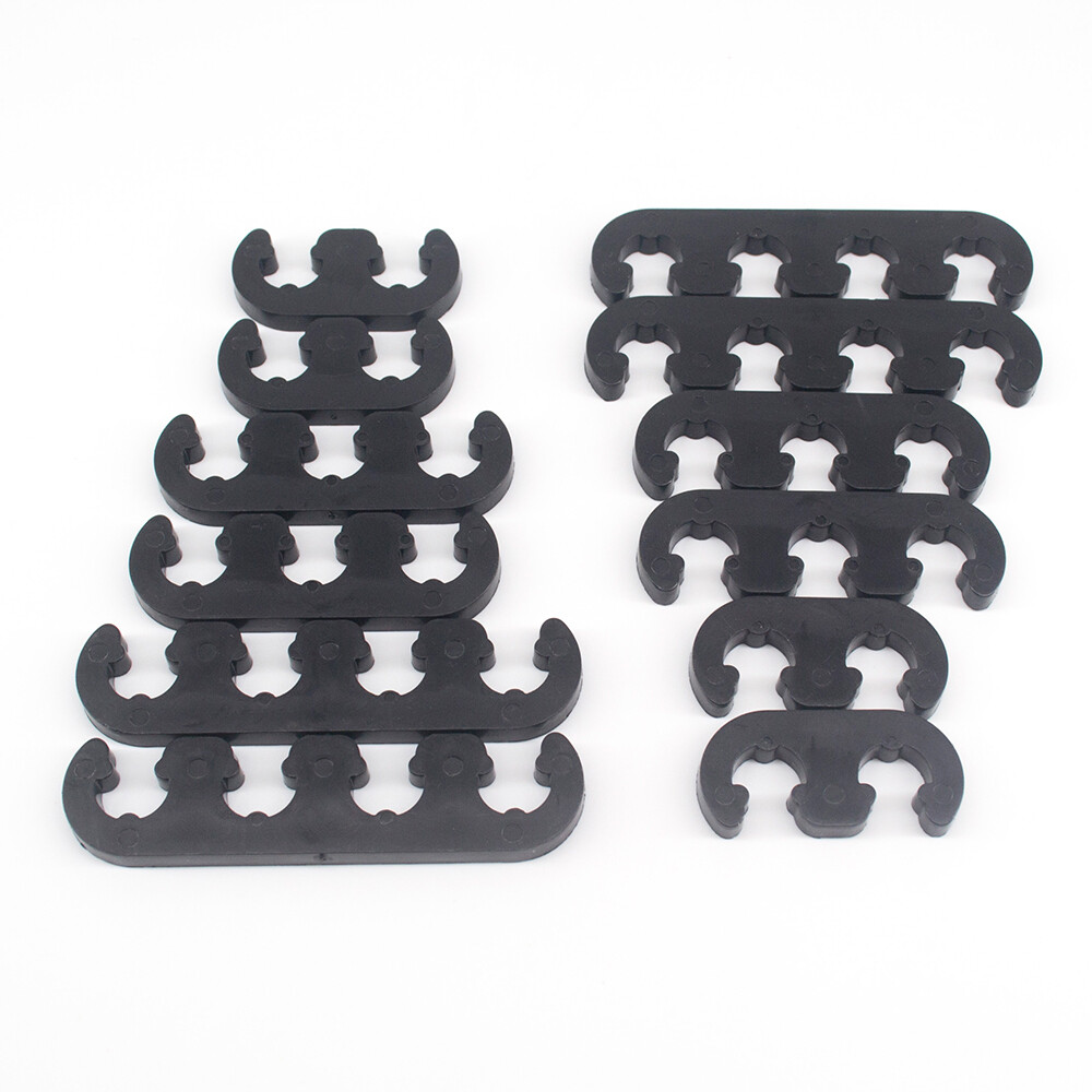 2sets Black Spark Plug Wire Separators Dividers Looms for Chevy Ford 9728