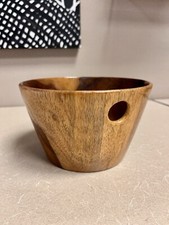 Wooden Yarn Bowl to Hold Balls While You Knit or Crochet