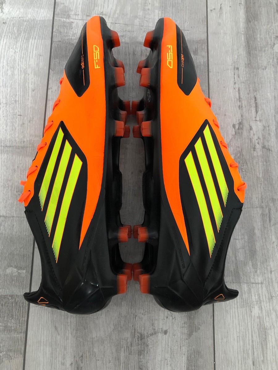 Adidas F50 Adizero FG Orange Black Professional Football Soccer