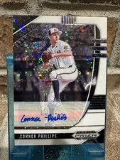 2020 Panini Prizm Connor Phillips White & Black Donut Circles Auto /50