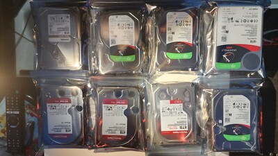50TB multiple NAS HDDs  + for free (LSI 9300 controller, mini sas to Sata cables