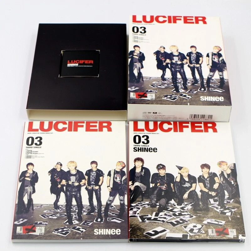 SET x2 SHINee Lucifer Juliette Limited Japan CD+DVD+Playbutton NO PHOTOCARD - Image 3 of 4