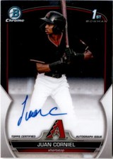 2023 Bowman Chrome #CPA-JCL Juan Corniel Auto