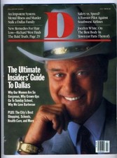 Larry Hagman on Cover of July 1987 D Magazine Dallas Texas Rocky Powell