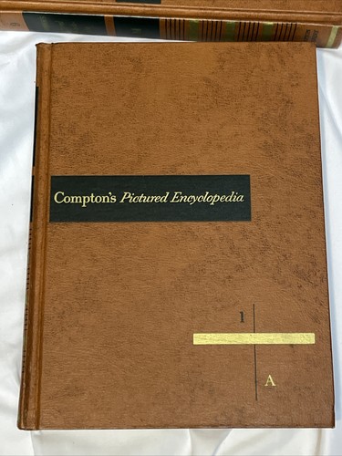 Comptons Pictured Encyclopedia 1955 Complete Set Of 15 Plus 1961 Yearbook Vtg - Picture 2 of 7
