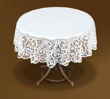 Tischdecke Spitze Weiss rund Tischläufer Mitteldecke