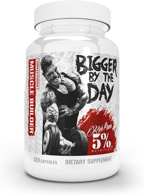 5% Nutrition BIGGER BY THE DAY 120 capsules - MUSCLE BUILDER