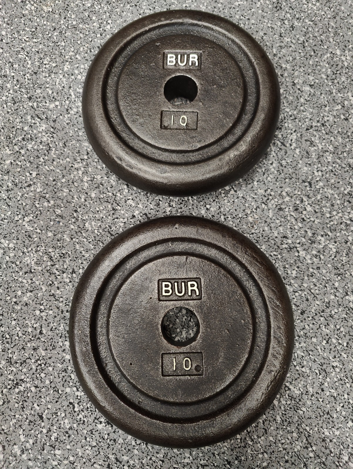 BUR 10 lb Vintage Standard Weight Plates eBay