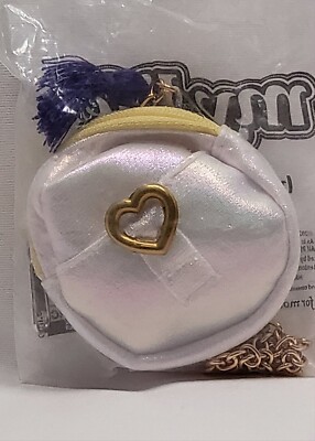My Life As White & Gold Iridescent Handbag Purse with Gold Chain for 18'' Dolls