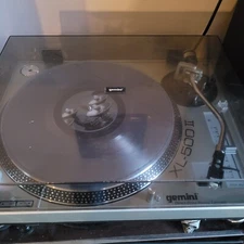 Gemini XL-500 II Professional DJ Direct Drive Manual Record Player Turntable VTG