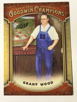 2014 Upper Deck Goodwin Champions Multi-Sport Painter Grant Wood