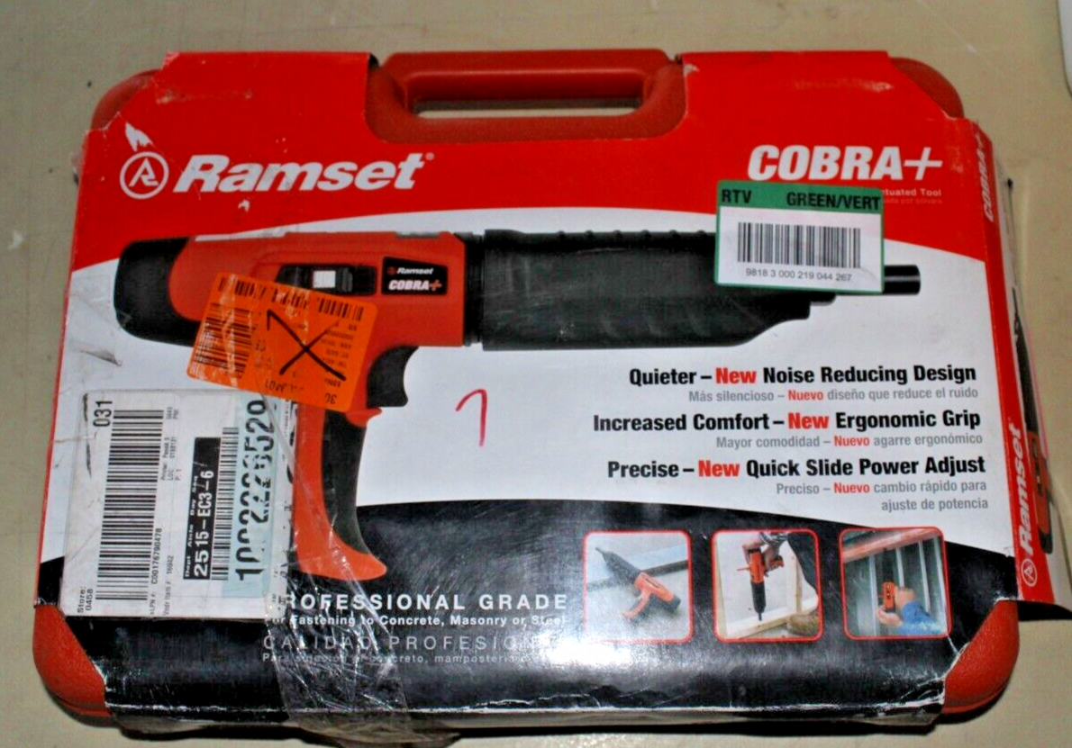 Ramset Cobra Plus .27 Cal. Semi Auto Powder Actuated Tool 16941