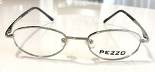 New Silver PEZZO Eyeglasses Grey Temples  Discontinued Model  Discounted SALE 