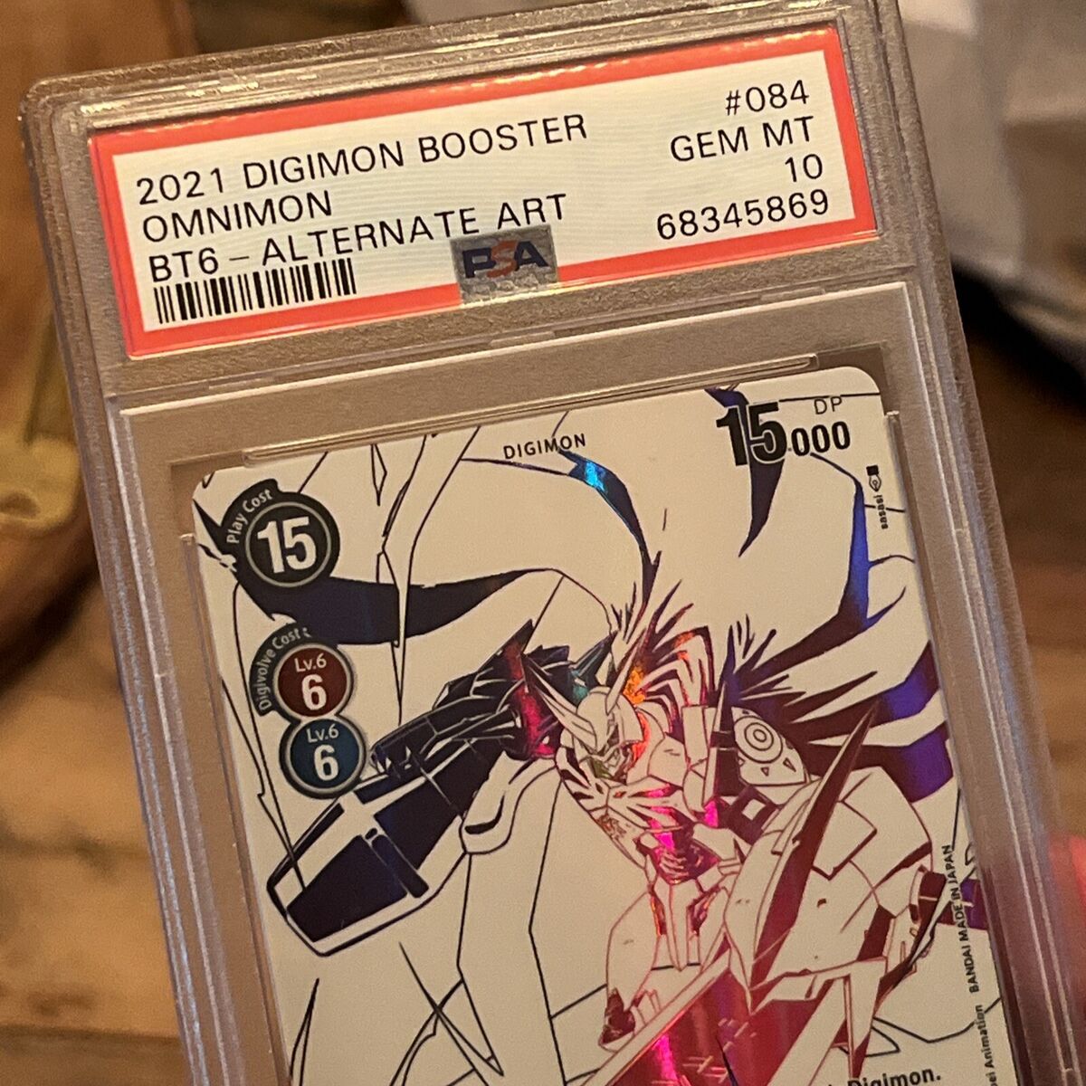 2021 Digimon Booster BT1-084 Alternate Art Ghost Rare 2021 Digimon Booster BT1-084 Alternate Art Ghost Rare