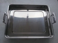 Bon Chef Cucina Pan 5 qt Rectangular Stainless Steel - 14.75 "L x 12"W x 2"H