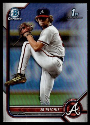 2022 Bowman Draft Chrome Refractor JR Ritchie Atlanta Braves #BDC-126