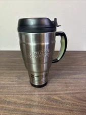 Bubba 34 Oz (1 Liter) Travel Mug Stainless Steel Keg Black & Chrome Hot And Cold