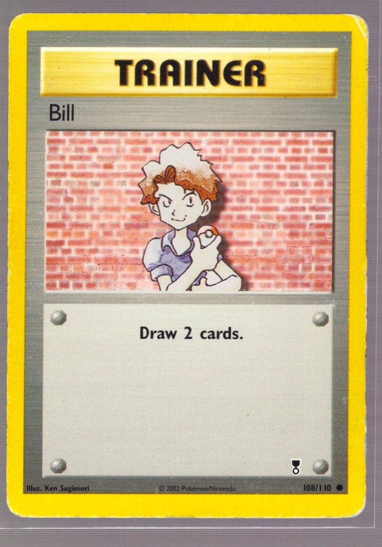 Pokemon Bill 108/110 Pokemon 2002 Legendary Collection