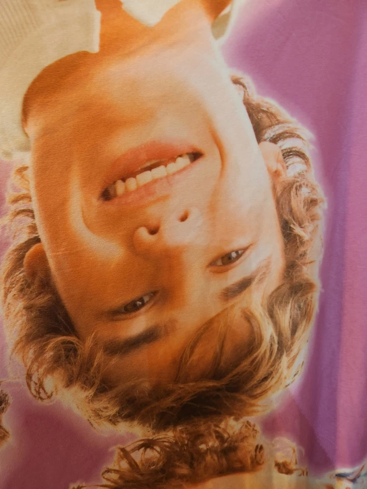 Manta suave One Direction polar 47x58 1D púrpura Liam Payne Harry Styles Foto 3 de 4