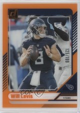 2024 Panini Clearly Donruss Orange /199 Will Levis #49 1oa8