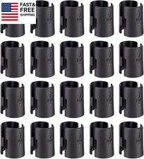 Wire Shelf Clips, Wire Shelving Shelf Lock Clips Replacements for 1" Post Metal