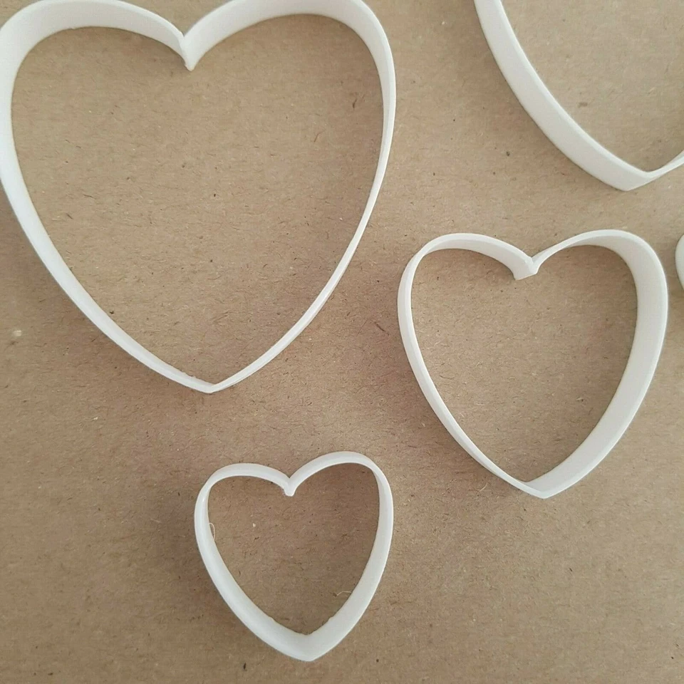 Herz Liebe Form Mini Fondant Schneider klein Zuckerkunst Glasur kleine scharfe Schablone - Bild 4 von 4