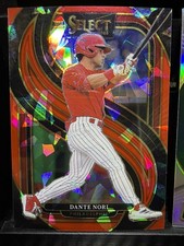 2025 Panini Select - Premier Level Dante Nori #139 Red Cracked Ice (RC) /199