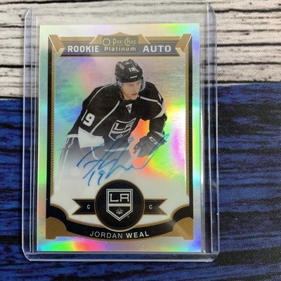 2016 2015-16 O-Pee-Chee Platinum Jordan Weal #175 Rainbow Autograph