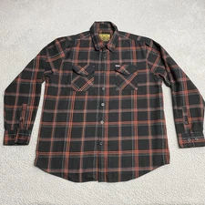 Dixxon Flannel Shirt Mens XL OG Pre Pleat Yellow Tag Milwaukee *PILLING*