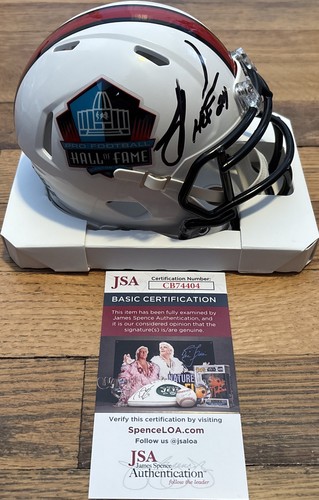 Julius Peppers Autographed Signed Carolina Panthers Hall Of Fame HOF Mini Helmet Panthers JSA COA 