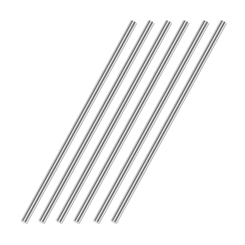 10pcs 304 Stainless Steel Round Rods – 4mm X 305mm (12 Inch), Solid Metal Shafts For DIY, Models & CNC