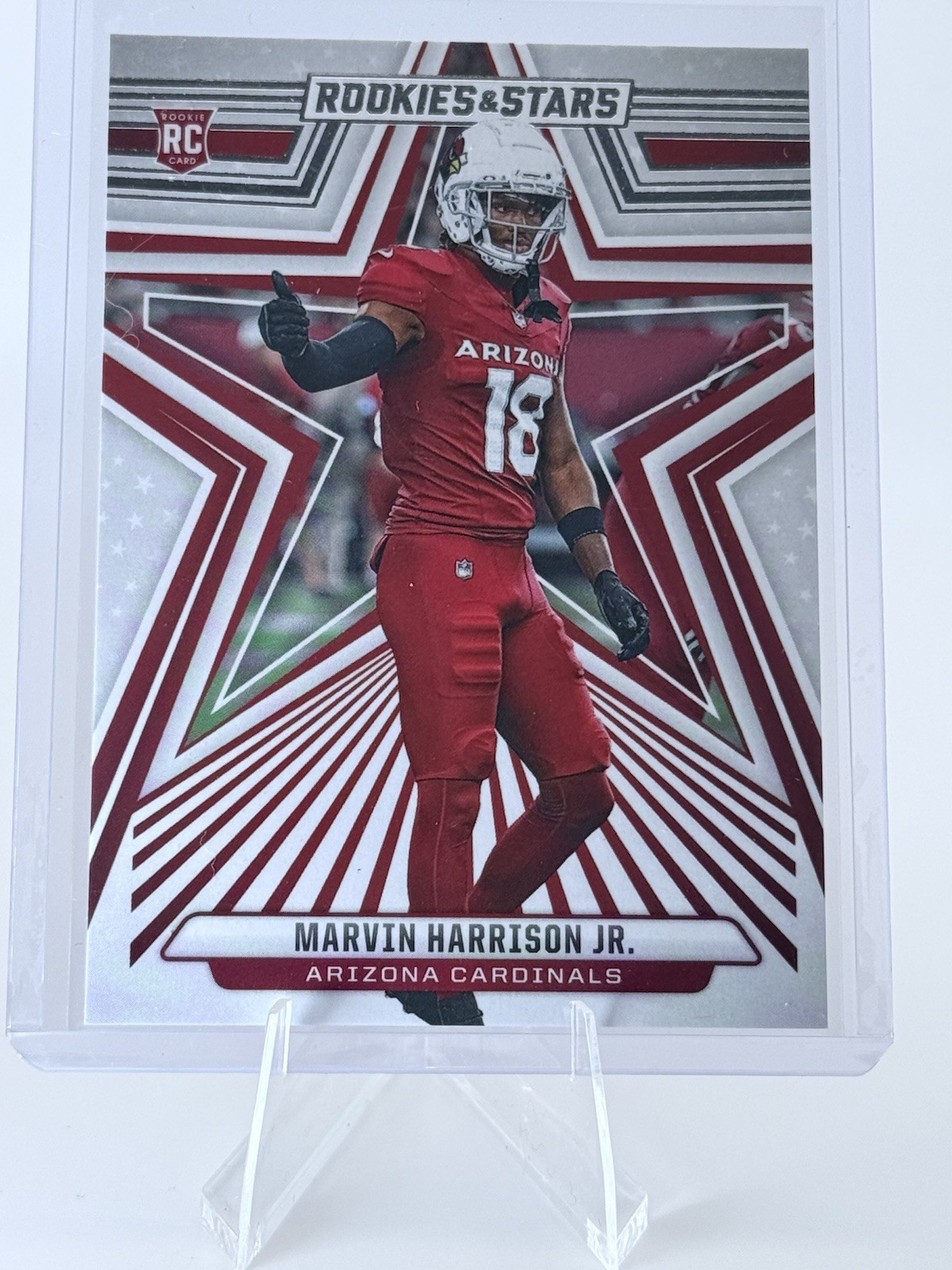 2024 Panini Rookies & Stars - Marvin Harrison Jr. (RC)  #176 - Arizona Cardinals