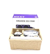 New NZXT Kraken X53 RGB 240mm Liquid CPU Cooler RL-KRX53-RW Few Parts Miss "READ