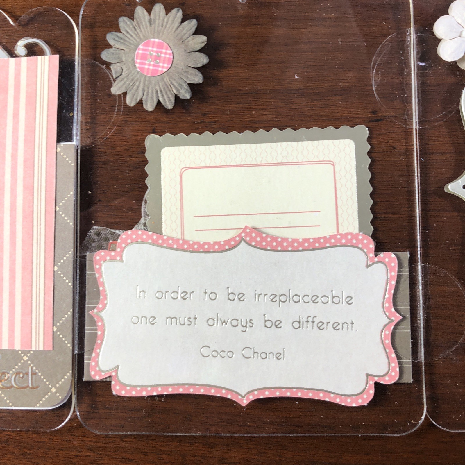 SEI Scrapbook Acrylic Album And Layout Kits