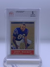 1964 Philadelphia - John Mackey #3 (RC) BGS 5