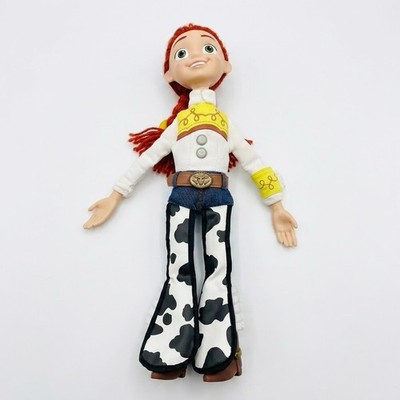 Disney Store Toy Story 14'' Talking Jessie Doll Pull String Works Soft Plush Body