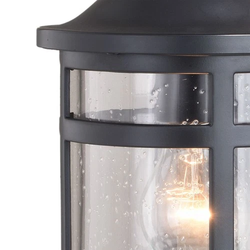 Vaxcel Lighting T0518 Southport 12" Tall Outdoor Wall Sconce - Black - Picture 2 of 6