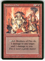 Brothers of Fire - The Dark - MTG Uncommon