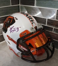 Shedeur Sanders Browns Custom Mini Helmet JSA
