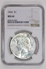 1926 PEACE DOLLAR NGC MS64