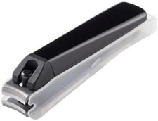 KAI Nail Clipper Type001S Black Curved Blade Made in Japan KE0120 F/S w/Track