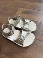 Sun-San Salt Water Surfer Sandals Toddler Size 6 Leather Buckle Summer Shoes