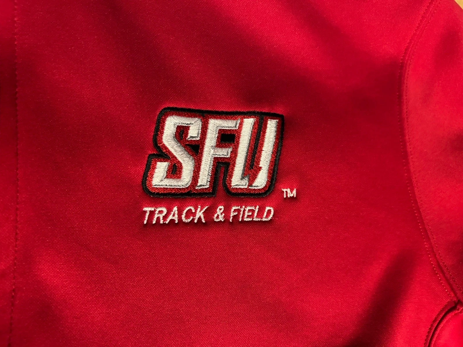 Saint Francis University Track And Field SFU Full Zip Jacket Men Medium Red image 10