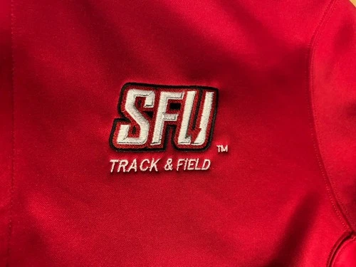 Saint Francis University Track And Field SFU Full Zip Jacket Men Medium Red image 10