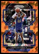 Jordan Poole 2021-22 Panini Prizm #222 Warriors Insert ? SEE SCAN! FREE SHIP