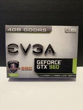 EVGA GeForce GTX 960 4GB SSC GAMING ACX 2.0 Graphics Card pcie