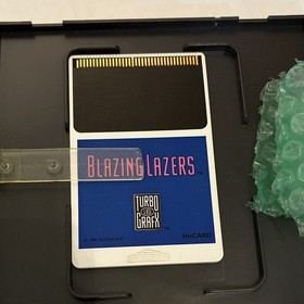 Blazing Lazers TurboGrafx-16 HuCARD w/ Case & Manual Clean Tested